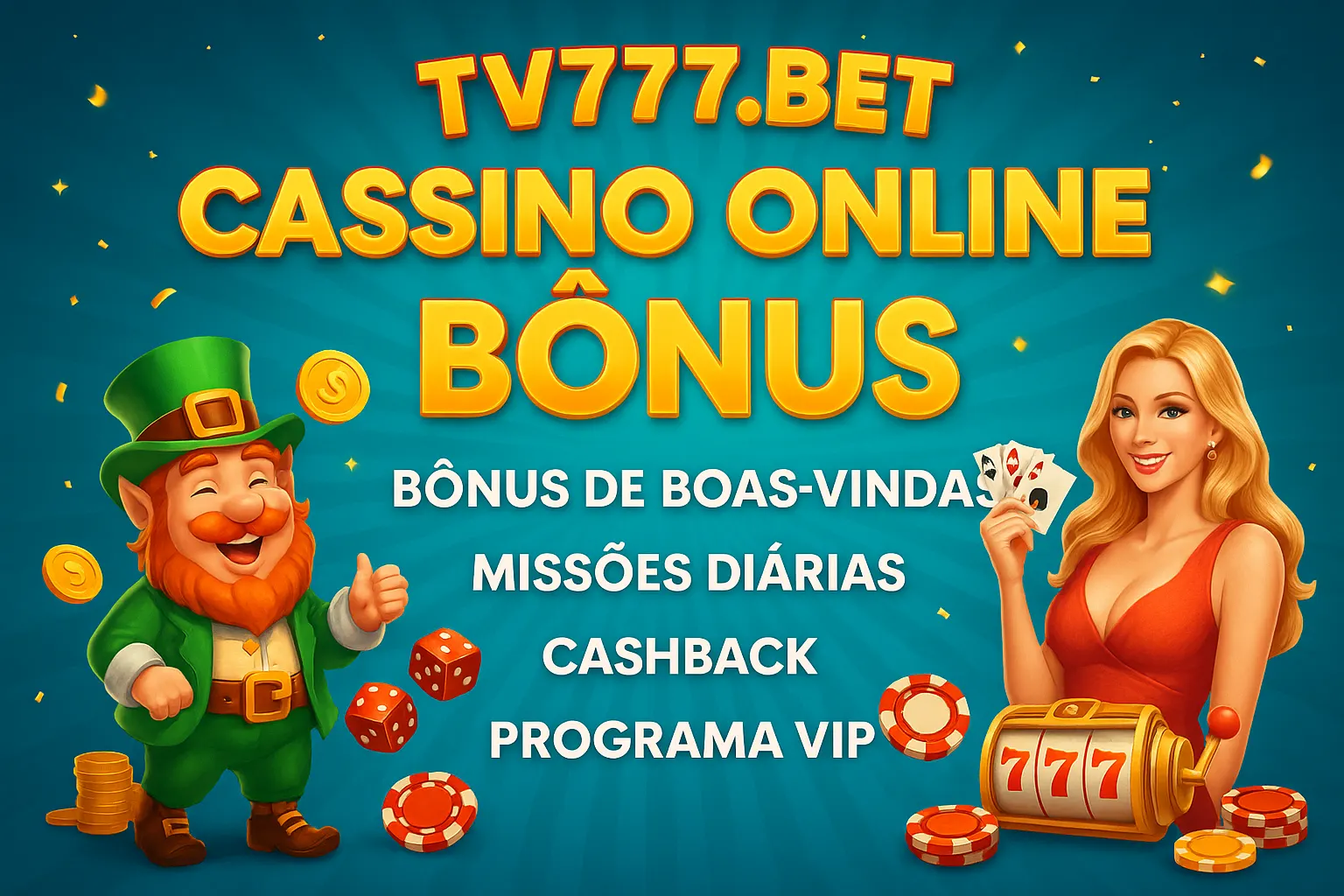 O bônus promocional TV777BET é uma ótima maneira de começar sua aventura