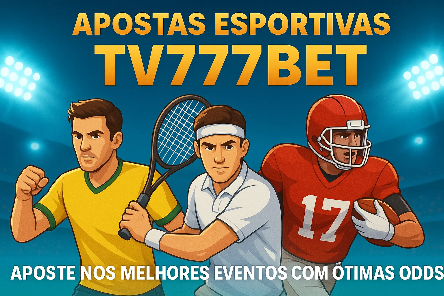 Aposte em apostas esportivas no cassino online TV777BET