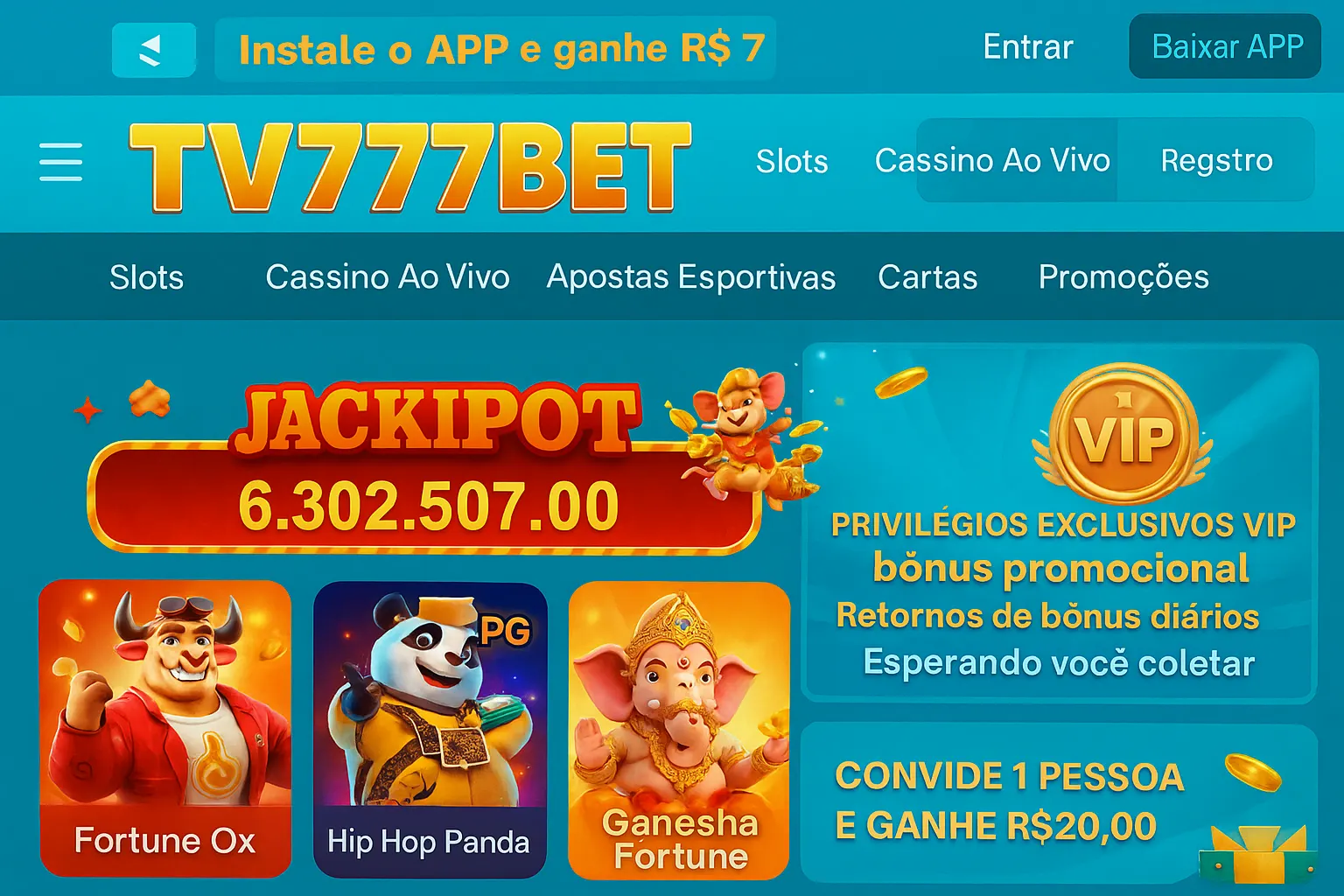 Cassino Online TV777BET