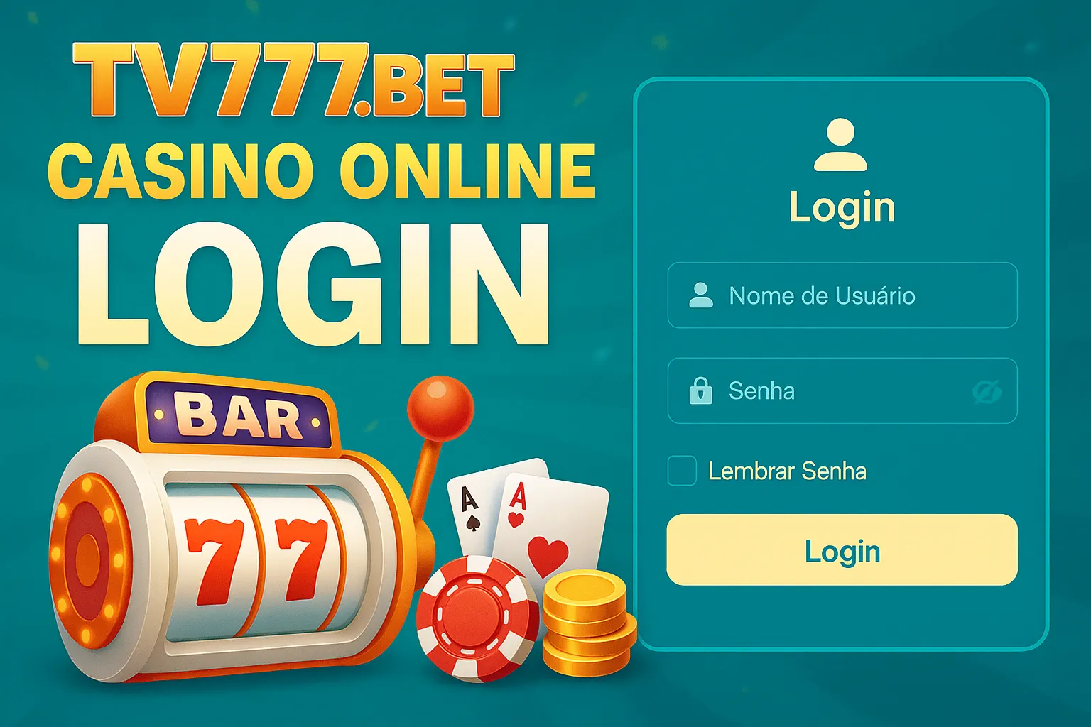Login no Cassino TV777BET